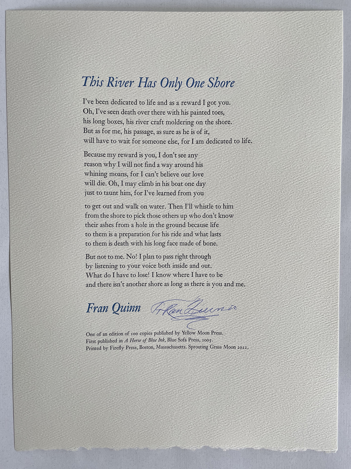 The River Has No Shore